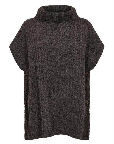 Nümph - NUJoline Poncho - Black Coffee